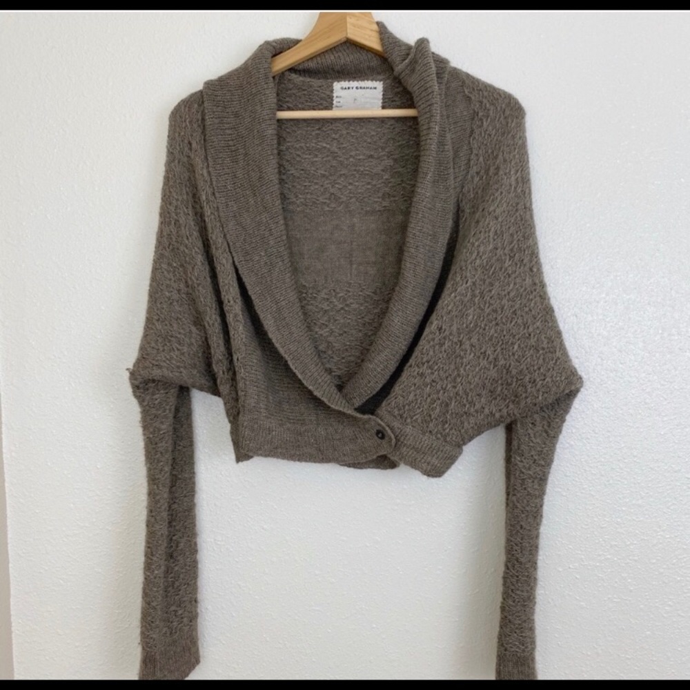 Gary Graham baby alpaca wool cardigan